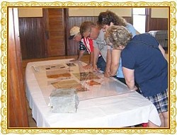 Visitors to the Onaway Historical Museum