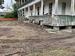 porch foundation complete