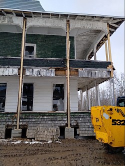 porch foundation complete